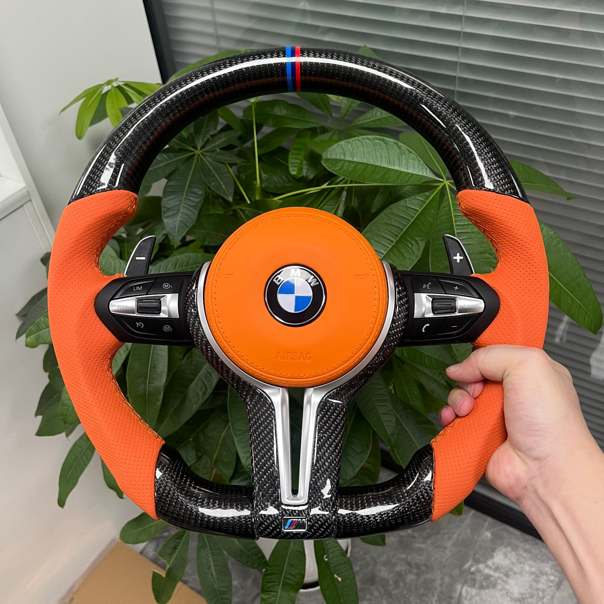 Custom Steering Wheel for BMW F30 F10 E90 E92 E70 (E/F-Chassis, 2005–2020)