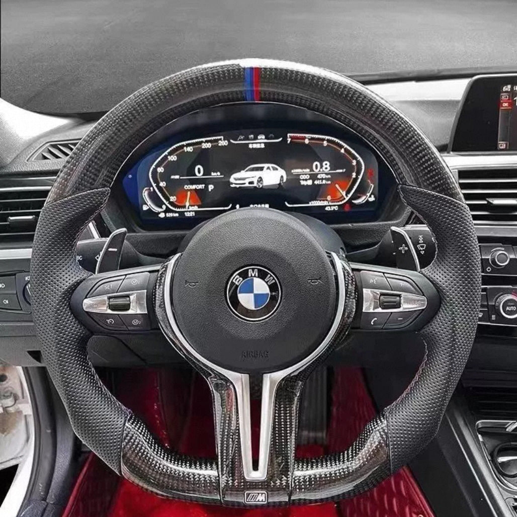Carbon Fiber Steering Wheel for BMW E70 E71 E90 E91 E92 E93 (2005-2013)